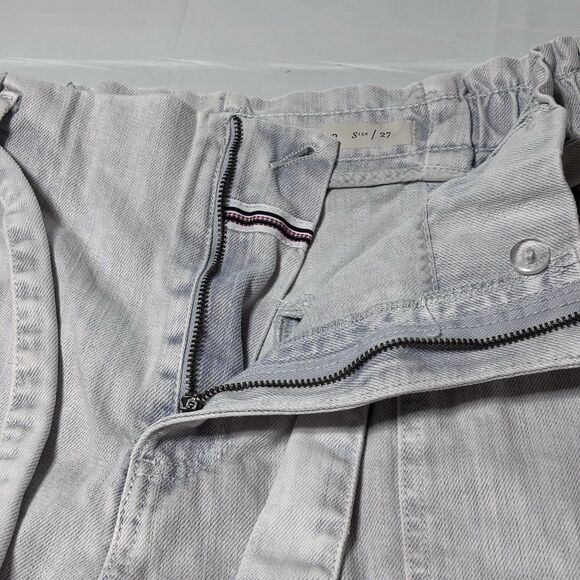 Pilcro and the Letterpress Women's Slim Boyfriend Shorts Size 27 Light Blue wash - Picture 2 of 13